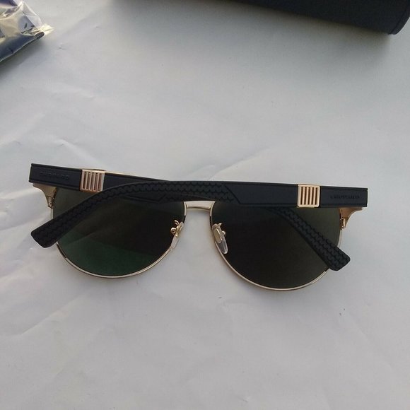 Chopard Polarized new sunglasses schc32 60/13 gold black frame - Picture 6 of 8